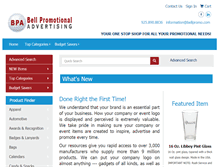 Tablet Screenshot of bellpromo.com